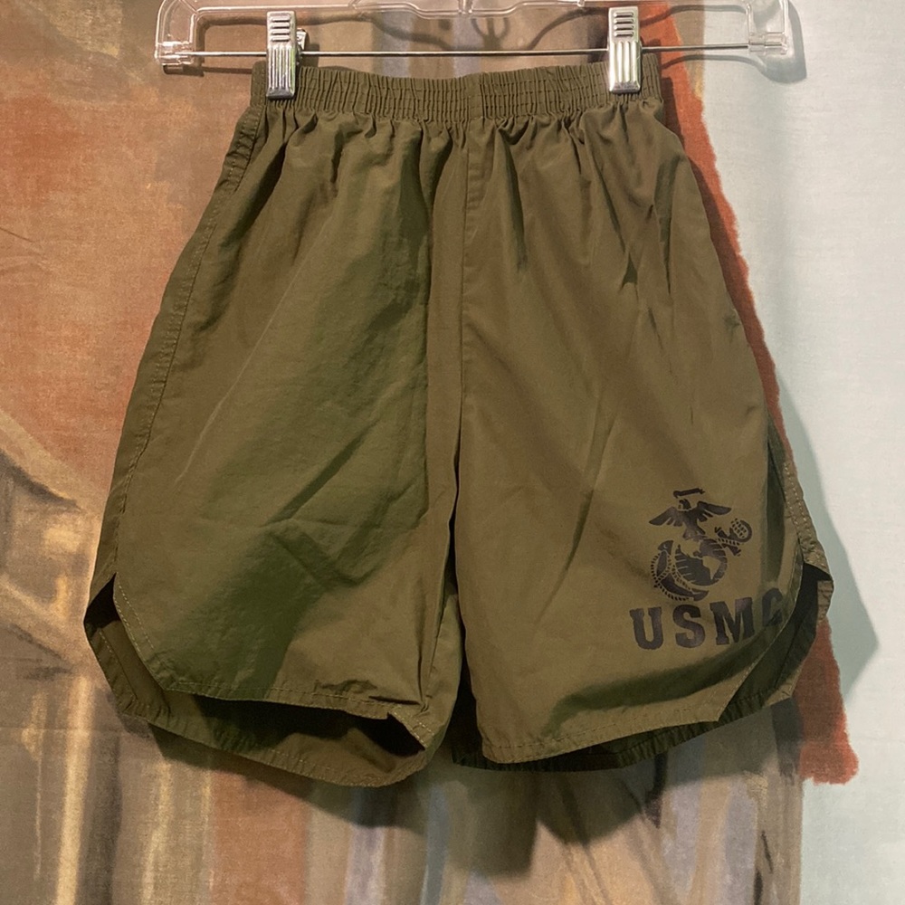USMC elastic waistband shorts